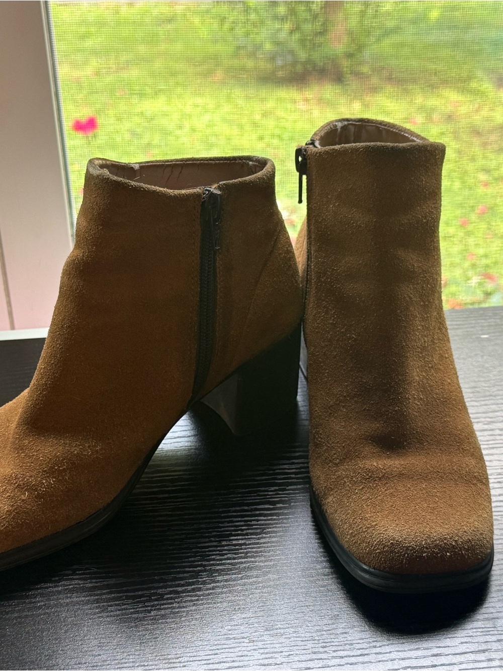 Vintage Chadwick Suede Ankle Booties in Brown size 6.5